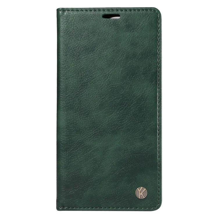 YIKATU YK-006 For iPhone 16 Wallet Case Scratch-Proof Leather Phone Cover