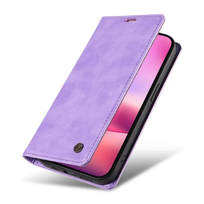 YIKATU YK-006 For iPhone 16 Wallet Case Scratch-Proof Leather Phone Cover
