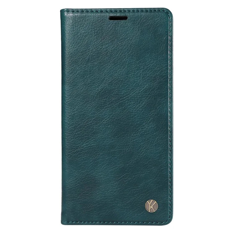 YIKATU YK-006 For iPhone 16 Wallet Case Scratch-Proof Leather Phone Cover