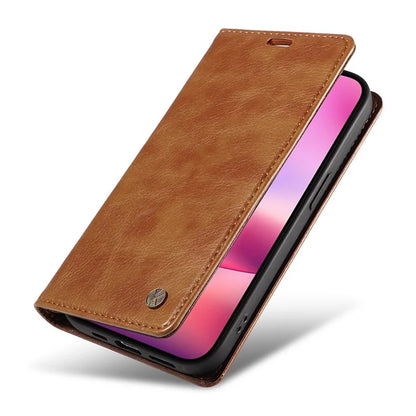 YIKATU YK-006 For iPhone 16 Wallet Case Scratch-Proof Leather Phone Cover