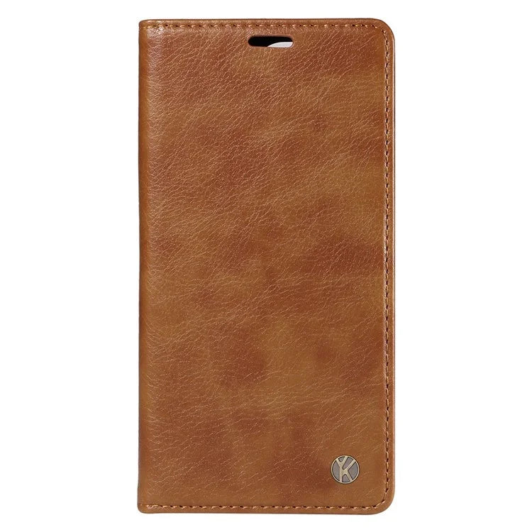 YIKATU YK-006 For iPhone 16 Wallet Case Scratch-Proof Leather Phone Cover