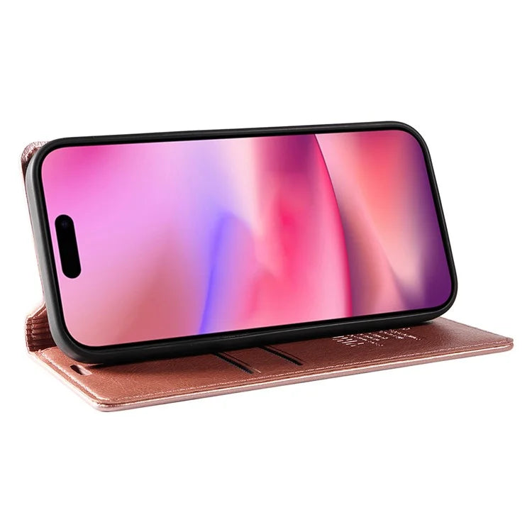 YIKATU YK-006 For iPhone 16 Wallet Case Scratch-Proof Leather Phone Cover