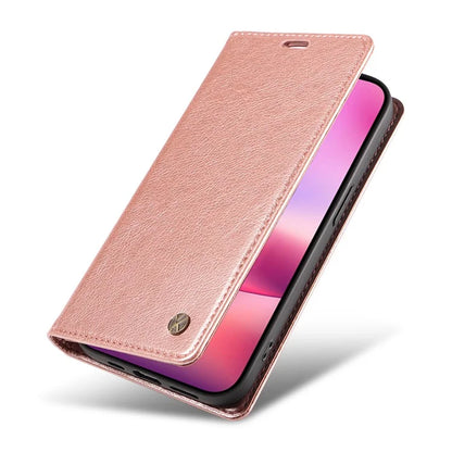 YIKATU YK-006 For iPhone 16 Wallet Case Scratch-Proof Leather Phone Cover