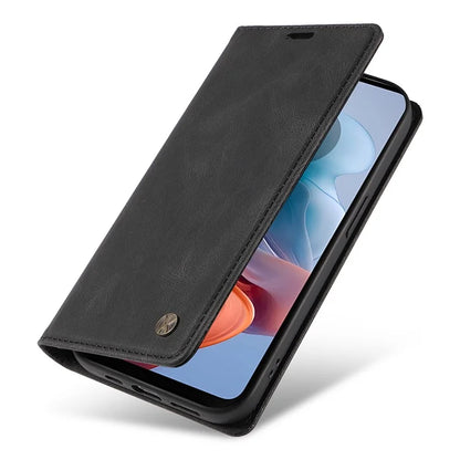 YIKATU YK-004 For Motorola Moto G34 5G Wallet Case Skin Feel PU Leather Phone Cover