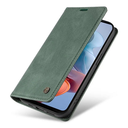 YIKATU YK-004 For Motorola Moto G34 5G Wallet Case Skin Feel PU Leather Phone Cover