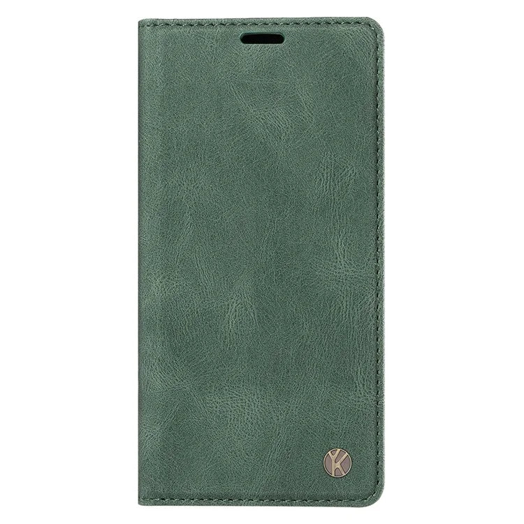 YIKATU YK-004 For Motorola Moto G34 5G Wallet Case Skin Feel PU Leather Phone Cover