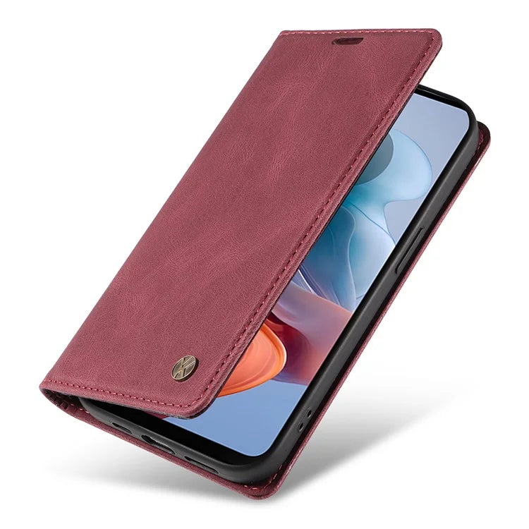 YIKATU YK-004 For Motorola Moto G34 5G Wallet Case Skin Feel PU Leather Phone Cover