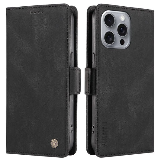 YIKATU YK-005 For iPhone 16 Pro Max Case Leather Phone Cover with Side Magnetic Clasp