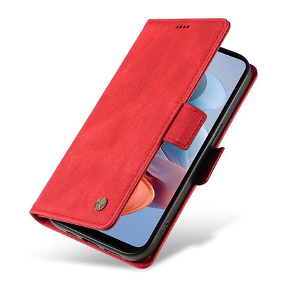 YIKATU YK-005 For Motorola Moto G34 5G Case Card Slot Skin-Touch Leather Magnetic Clasp Phone Cover