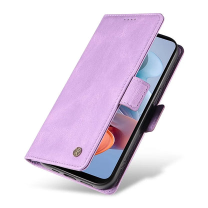YIKATU YK-005 For Motorola Moto G34 5G Case Card Slot Skin-Touch Leather Magnetic Clasp Phone Cover