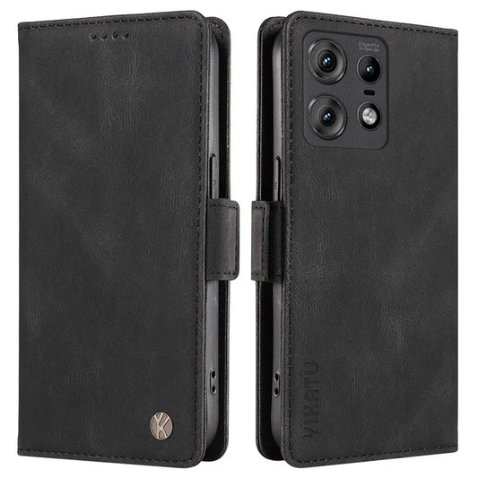 YIKATU YK-005 For Motorola Edge 50 Pro 5G Case Card Slot Skin-Touch Leather Flip Phone Cover