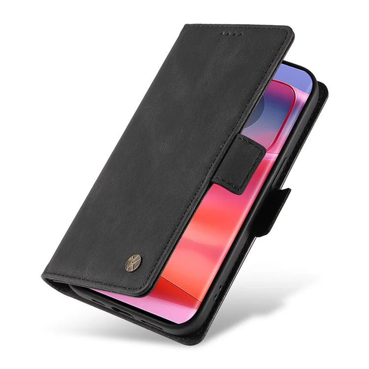 YIKATU YK-005 For Motorola Edge 50 Pro 5G Case Card Slot Skin-Touch Leather Flip Phone Cover