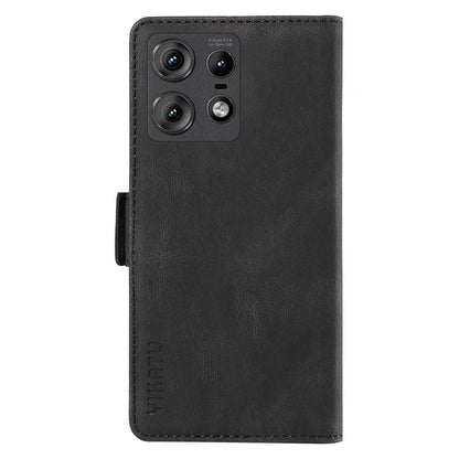 YIKATU YK-005 For Motorola Edge 50 Pro 5G Case Card Slot Skin-Touch Leather Flip Phone Cover