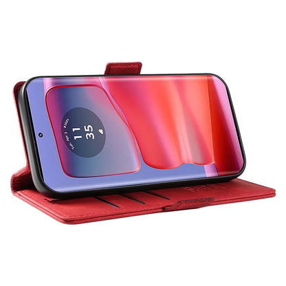 YIKATU YK-005 For Motorola Edge 50 Pro 5G Case Card Slot Skin-Touch Leather Flip Phone Cover