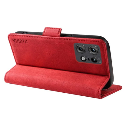 YIKATU YK-005 For Motorola Edge 50 Pro 5G Case Card Slot Skin-Touch Leather Flip Phone Cover