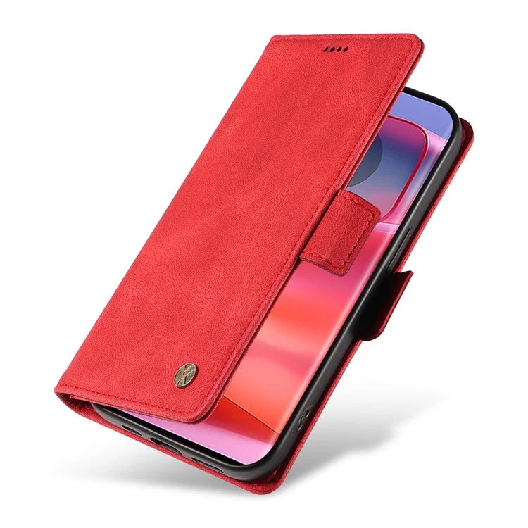 YIKATU YK-005 For Motorola Edge 50 Pro 5G Case Card Slot Skin-Touch Leather Flip Phone Cover