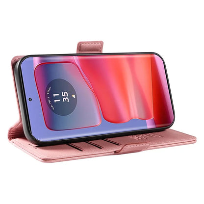 YIKATU YK-005 For Motorola Edge 50 Pro 5G Case Card Slot Skin-Touch Leather Flip Phone Cover