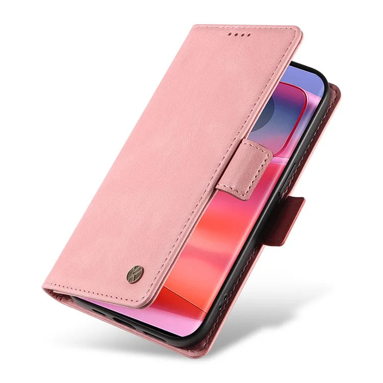 YIKATU YK-005 For Motorola Edge 50 Pro 5G Case Card Slot Skin-Touch Leather Flip Phone Cover