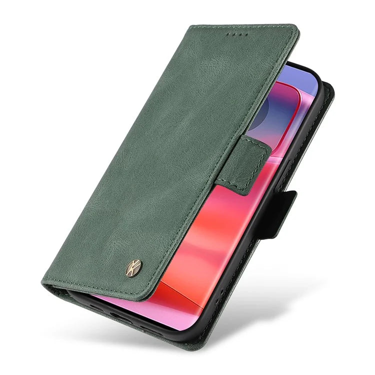 YIKATU YK-005 For Motorola Edge 50 Pro 5G Case Card Slot Skin-Touch Leather Flip Phone Cover