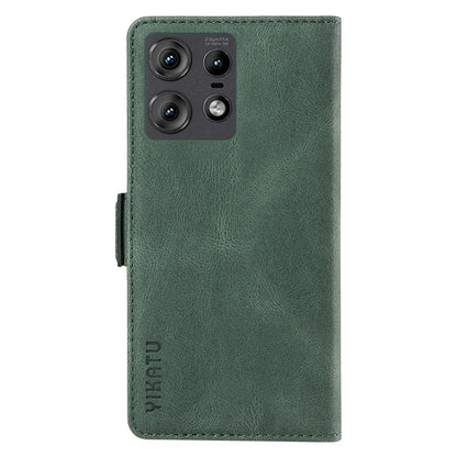 YIKATU YK-005 For Motorola Edge 50 Pro 5G Case Card Slot Skin-Touch Leather Flip Phone Cover