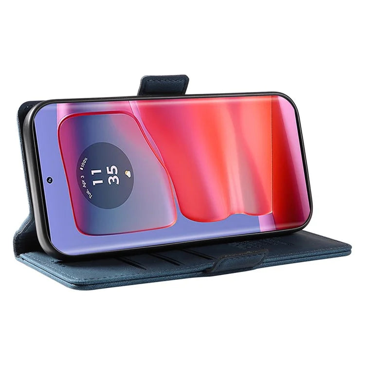 YIKATU YK-005 For Motorola Edge 50 Pro 5G Case Card Slot Skin-Touch Leather Flip Phone Cover