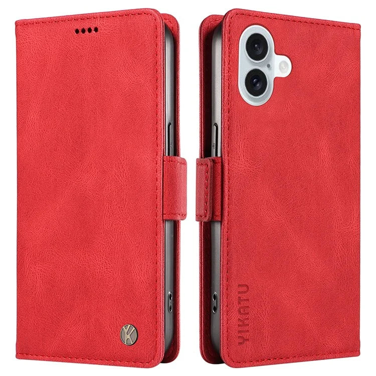 YIKATU YK-005 For iPhone 16 Plus Case Wallet Leather Phone Cover