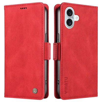 YIKATU YK-005 For iPhone 16 Plus Case Wallet Leather Phone Cover