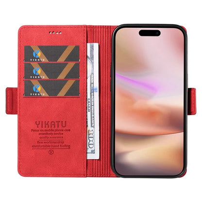 YIKATU YK-005 For iPhone 16 Plus Case Wallet Leather Phone Cover