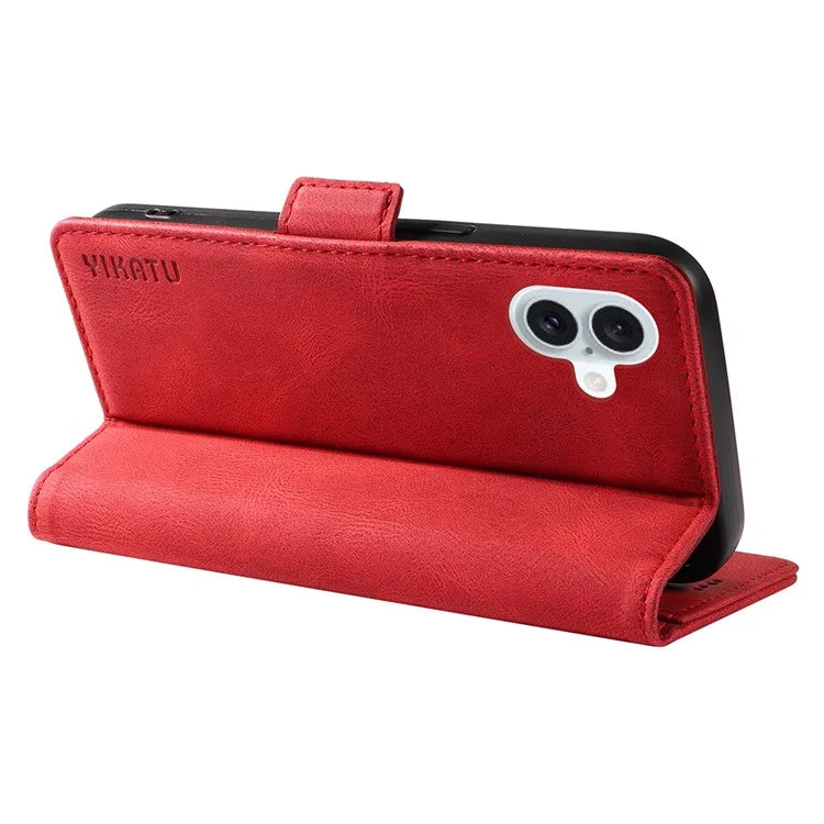 YIKATU YK-005 For iPhone 16 Plus Case Wallet Leather Phone Cover