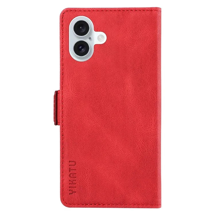 YIKATU YK-005 For iPhone 16 Plus Case Wallet Leather Phone Cover