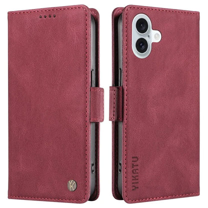 YIKATU YK-005 For iPhone 16 Plus Case Wallet Leather Phone Cover