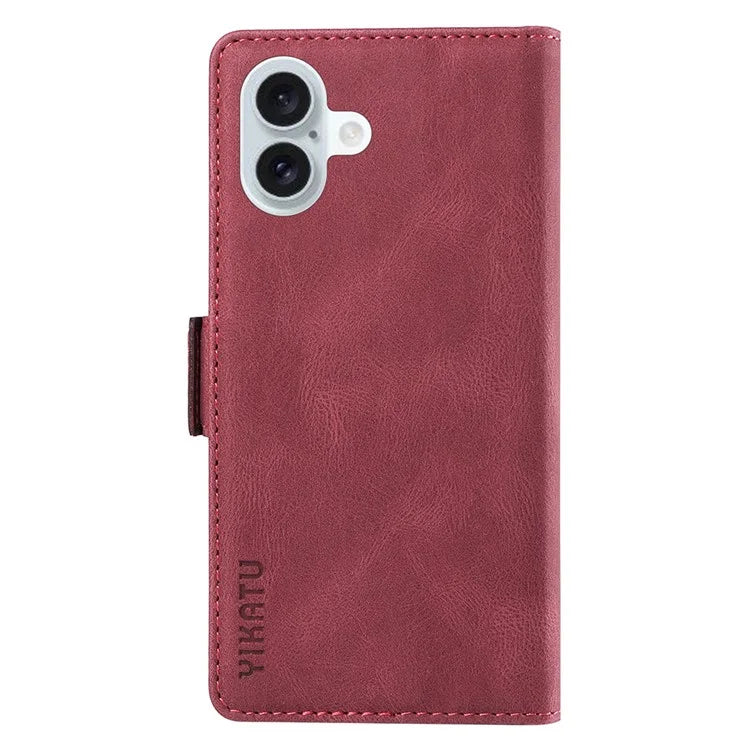 YIKATU YK-005 For iPhone 16 Plus Case Wallet Leather Phone Cover