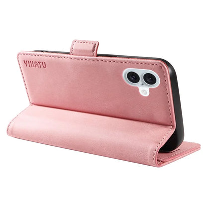 YIKATU YK-005 For iPhone 16 Plus Case Wallet Leather Phone Cover