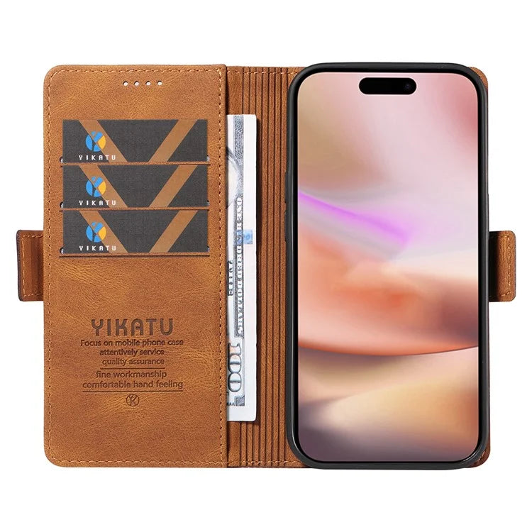 YIKATU YK-005 For iPhone 16 Plus Case Wallet Leather Phone Cover