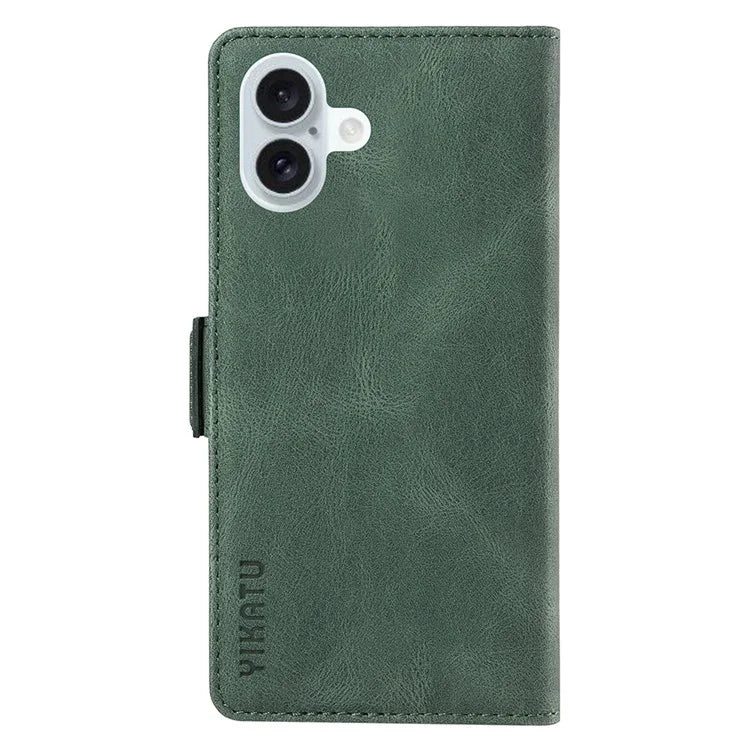 YIKATU YK-005 For iPhone 16 Plus Case Wallet Leather Phone Cover