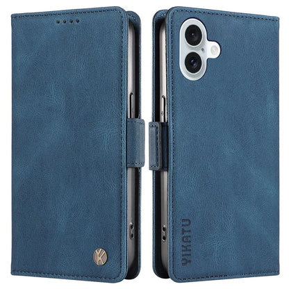 YIKATU YK-005 For iPhone 16 Plus Case Wallet Leather Phone Cover