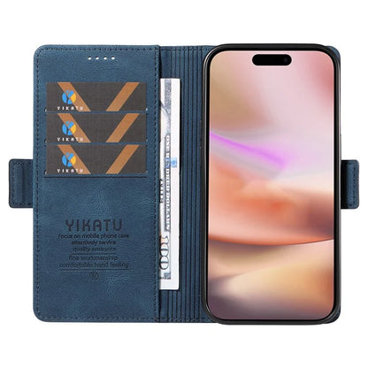 YIKATU YK-005 For iPhone 16 Plus Case Wallet Leather Phone Cover