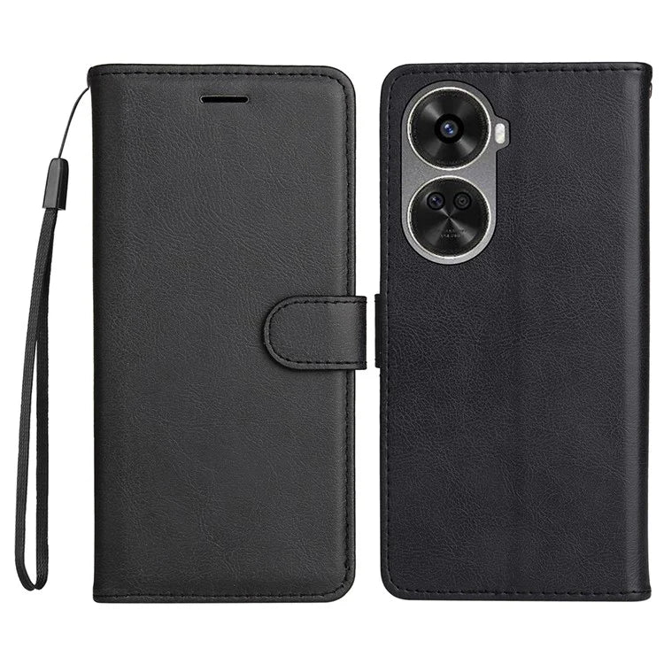 KT Leather Series-2 for Huawei nova 12 SE 4G / nova 11 SE Case Solid Color Shockproof Phone Cover