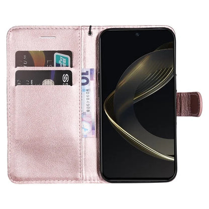 KT Leather Series-2 for Huawei nova 12 SE 4G / nova 11 SE Case Solid Color Shockproof Phone Cover