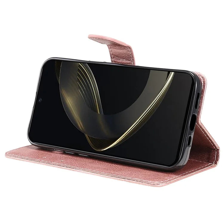 KT Leather Series-2 for Huawei nova 12 SE 4G / nova 11 SE Case Solid Color Shockproof Phone Cover