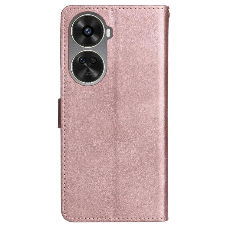 KT Leather Series-2 for Huawei nova 12 SE 4G / nova 11 SE Case Solid Color Shockproof Phone Cover