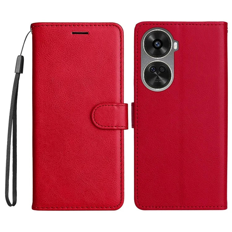 KT Leather Series-2 for Huawei nova 12 SE 4G / nova 11 SE Case Solid Color Shockproof Phone Cover