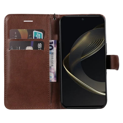 KT Leather Series-2 for Huawei nova 12 SE 4G / nova 11 SE Case Solid Color Shockproof Phone Cover