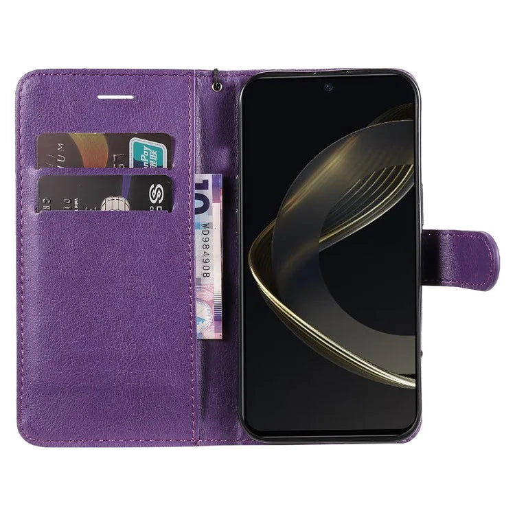 KT Leather Series-2 for Huawei nova 12 SE 4G / nova 11 SE Case Solid Color Shockproof Phone Cover