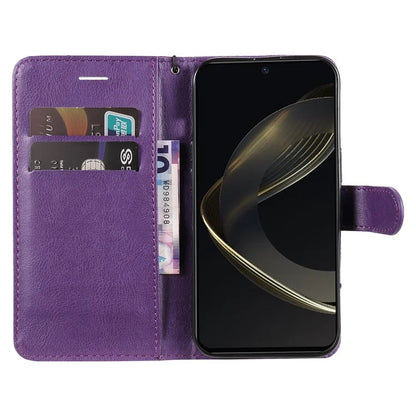 KT Leather Series-2 for Huawei nova 12 SE 4G / nova 11 SE Case Solid Color Shockproof Phone Cover