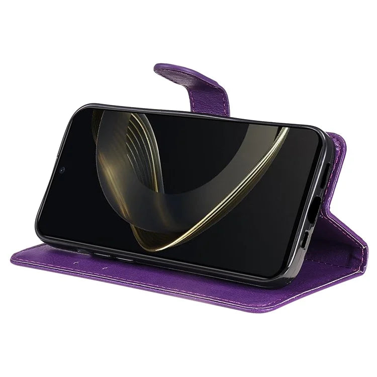 KT Leather Series-2 for Huawei nova 12 SE 4G / nova 11 SE Case Solid Color Shockproof Phone Cover