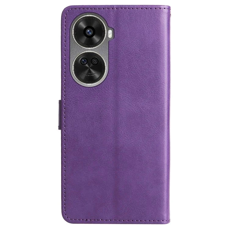 KT Leather Series-2 for Huawei nova 12 SE 4G / nova 11 SE Case Solid Color Shockproof Phone Cover