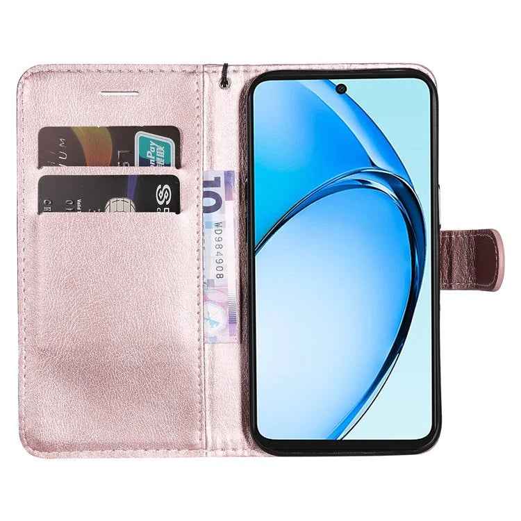 KT Leather Series-2 for Oppo A60 4G Leather Case Solid Color Shockproof Phone Cover