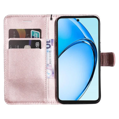 KT Leather Series-2 for Oppo A60 4G Leather Case Solid Color Shockproof Phone Cover
