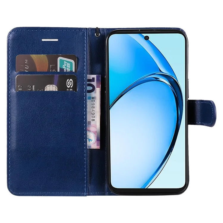 KT Leather Series-2 for Oppo A60 4G Leather Case Solid Color Shockproof Phone Cover